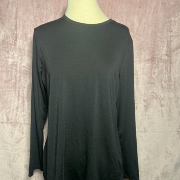 Climate Right Womens Black Pant And Long Sleeve Light Weight Winter Set Size XL - Picture 5 of 8